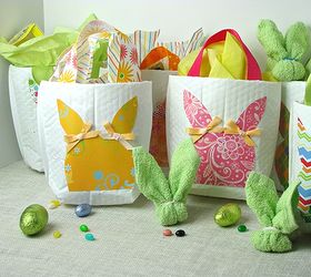 bunny gift bags made from mailing envelopes, crafts, easter decorations, how to, repurposing upcycling, seasonal holiday decor