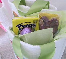 bunny gift bags made from mailing envelopes, crafts, easter decorations, how to, repurposing upcycling, seasonal holiday decor