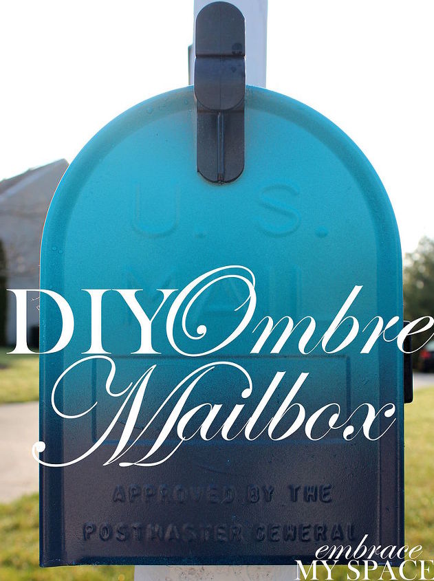 diy mailbox upgrade, curb appeal, painting