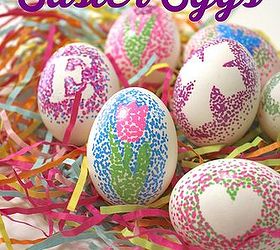 decorate easter eggs with sharpie pens, crafts, easter decorations, how to, repurposing upcycling, seasonal holiday decor