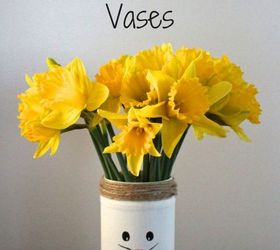 diy recycled easter bunny vases, crafts, easter decorations, flowers, how to, repurposing upcycling, seasonal holiday decor