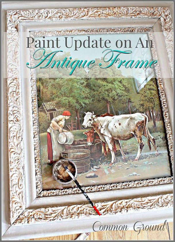 updating vintage frames, crafts, how to, wall decor