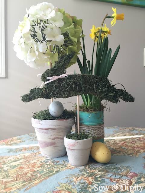 diy topiaries, crafts, easter decorations, how to, seasonal holiday decor