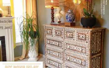 Use Stencils To Recreate An Anthropologie Bone Inlay Dresser