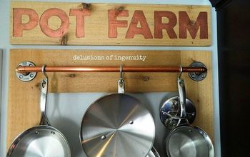 Pot Farm!  Or....Pot Rack! -- Kitchen Storage