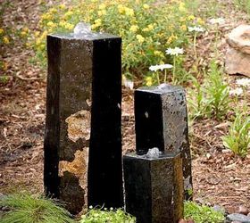 fountainscapes of western massachusetts and northern connecticut, ponds water features, Natural Basalt Columns Fountainscape
