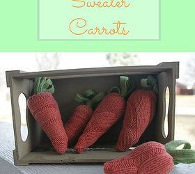 sweater carrots, crafts, easter decorations, how to, repurposing upcycling, seasonal holiday decor