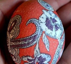 dye easter eggs with silk ties, crafts, easter decorations, how to, repurposing upcycling, seasonal holiday decor
