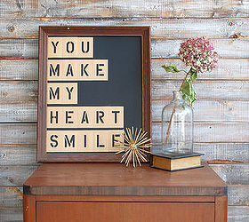 diy stencil letter quote, crafts, how to, repurposing upcycling