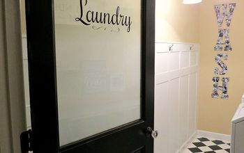 Blah to Charming Laundry Room
