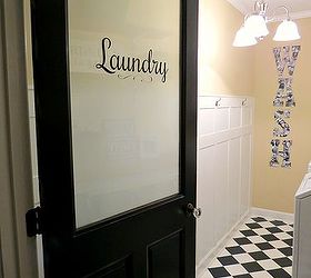 blah to charming laundry room