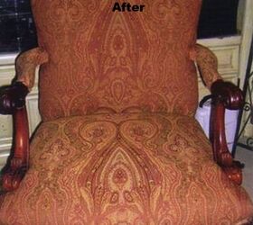my before and after upholstery work i have done for other people, painted furniture, reupholster, After