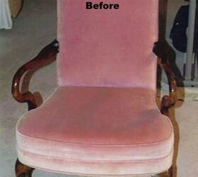 my before and after upholstery work i have done for other people, painted furniture, reupholster, Before