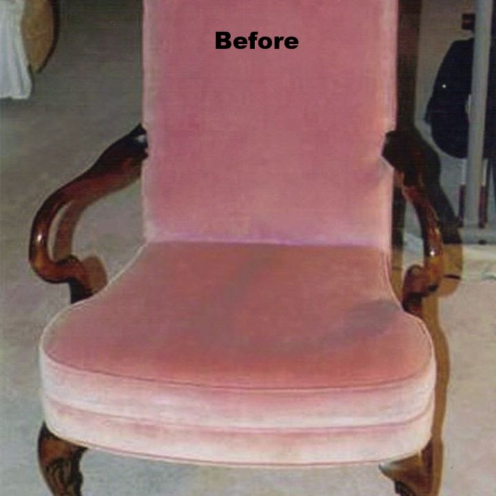 my before and after upholstery work i have done for other people, painted furniture, reupholster, Before