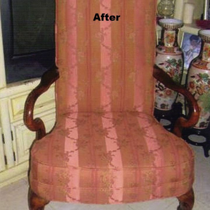 my before and after upholstery work i have done for other people, painted furniture, reupholster, After