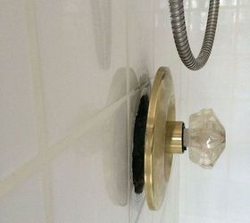 my shower knob sticking out of wall how do i fix it