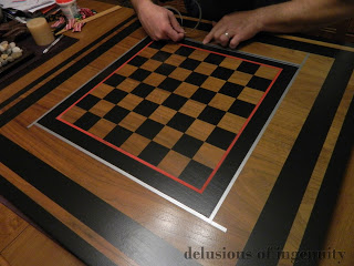tabuleiro de xadrez gorducho reforma da mesa de caf