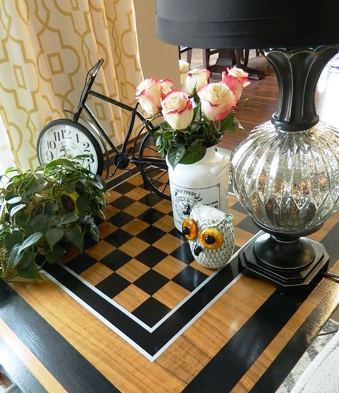 tabuleiro de xadrez gorducho reforma da mesa de caf