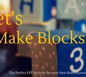 10 diy activity for your next baby shower, crafts, how to, woodworking projects