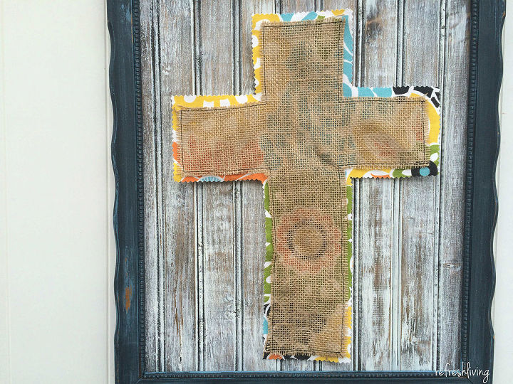 upcycled frame becomes easter decor with diy distressed wood, crafts, easter decorations, repurposing upcycling, seasonal holiday decor
