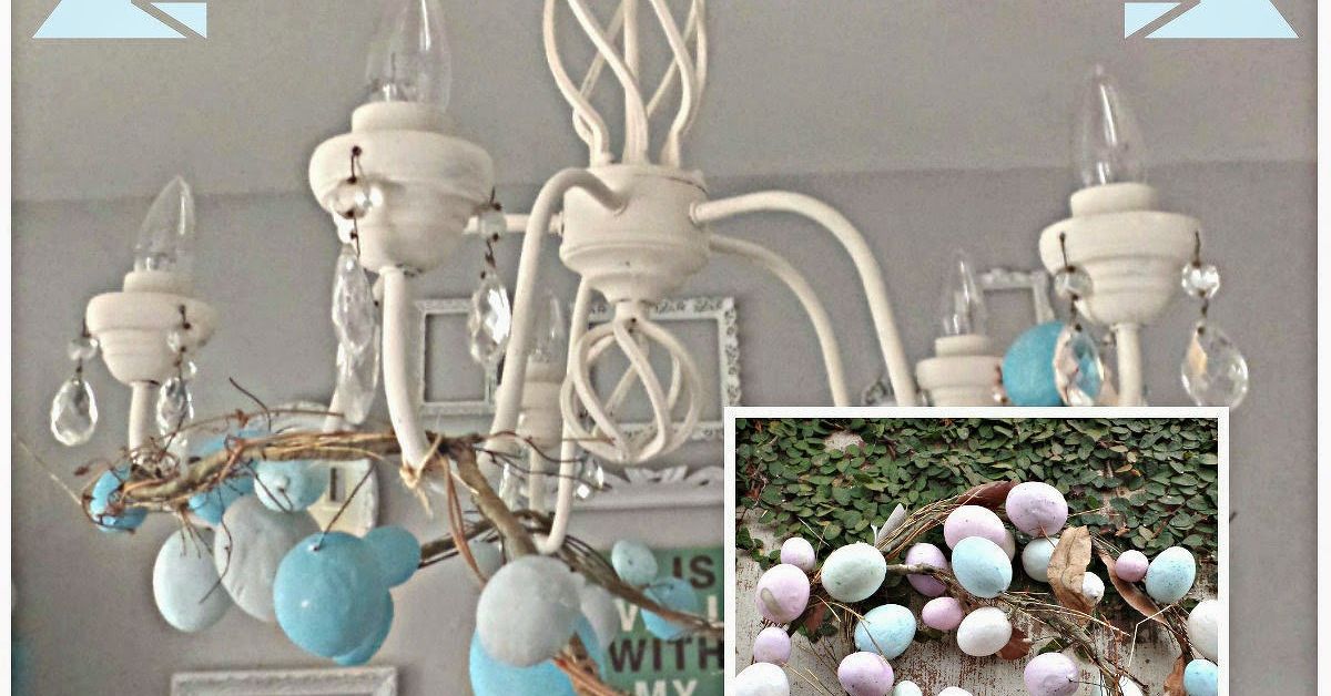 Easter Egg Decorated Chandelier Hometalk