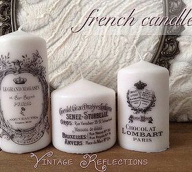 diy french candles, crafts, repurposing upcycling
