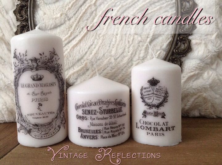 diy french candles, crafts, repurposing upcycling