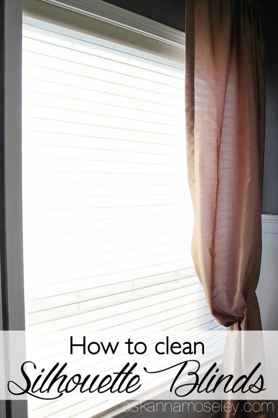 how to clean silhouette blinds, cleaning tips, how to, window treatments