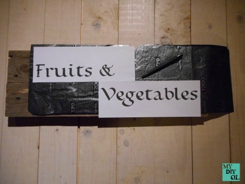 prateleira de frutas e legumes