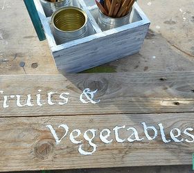 fruit and vegetable shelf, how to, pallet, repurposing upcycling, shelving ideas, woodworking projects