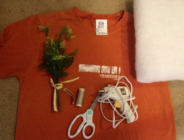 como hacer zanahorias de camiseta