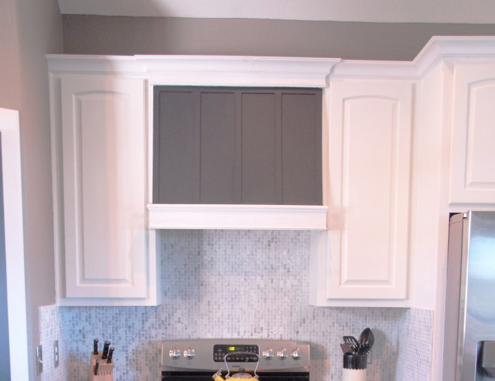 4 easy cabinet updates under 50, kitchen cabinets, kitchen design, Crown before