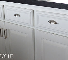 4 easy cabinet updates under 50, kitchen cabinets, kitchen design, Drawer Trim After