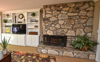 Idea for quick fireplace update