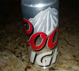 I need some great ideas to recycle 16 oz aluminum beer cans.