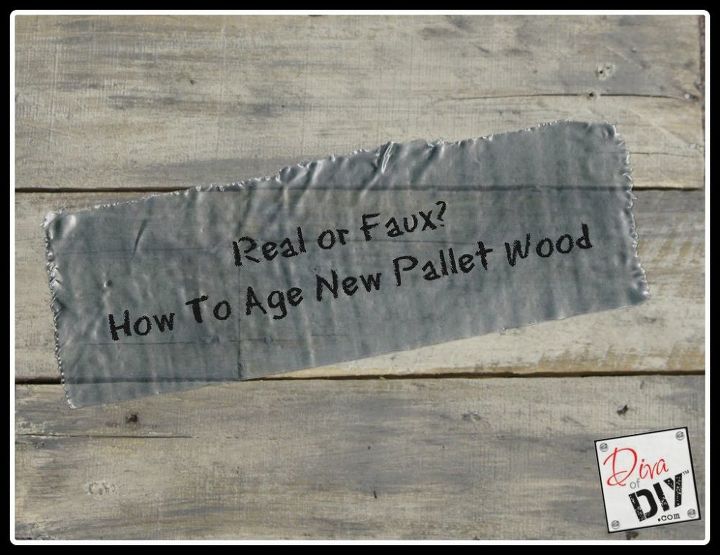 how to age pallet wood, how to, pallet, repurposing upcycling, woodworking projects