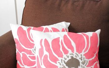 How to Easily Paint Pillows