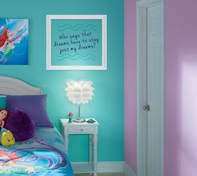 little mermaid bedroom makeover | hometalk