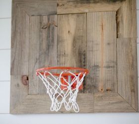 diy basketball goal made with pallets, pallet, repurposing upcycling, woodworking projects