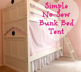 super easy secret to building the perfect bunk bed tent, bedroom ideas, how to, repurposing upcycling
