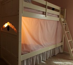 super easy secret to building the perfect bunk bed tent, bedroom ideas, how to, repurposing upcycling