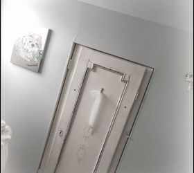a door on a door or door decor, bedroom ideas, doors, repurposing upcycling