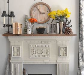 keeping time is overrated when you make a large rustic clock, diy, fireplaces mantels, repurposing upcycling, woodworking projects