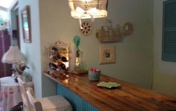 We Made a Bar Out of a Painted Dresser!
