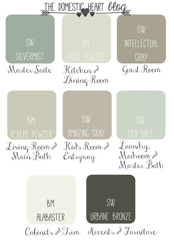 whole house paint scheme idea soothing sophisticated