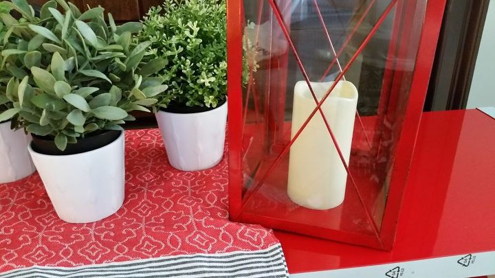 diy outdoor storage console, outdoor furniture, outdoor living, painted furniture, repurposing upcycling, storage ideas