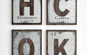 Galvanized Letters & The Periodic Table
