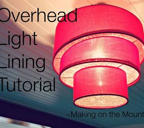 overhead light lining tutorial, how to, lighting