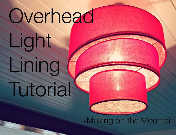 overhead light lining tutorial, how to, lighting