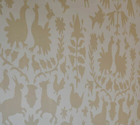 laundry room stenciled wall, laundry rooms, painting, wall decor